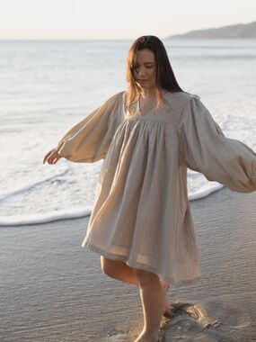 🌱Laude the Label Empire Mini Dress